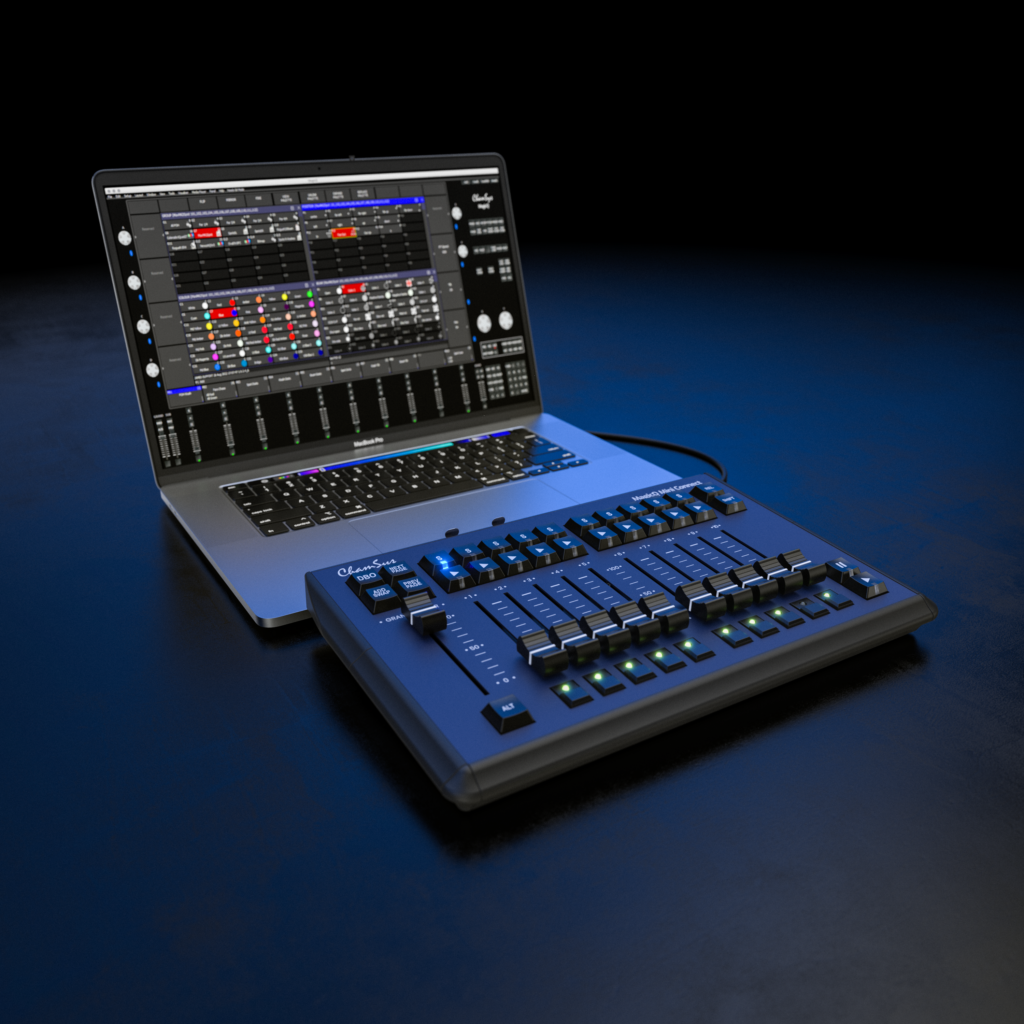 CHAMSYS MAGICQ MINI CONNECT w LAPTOP